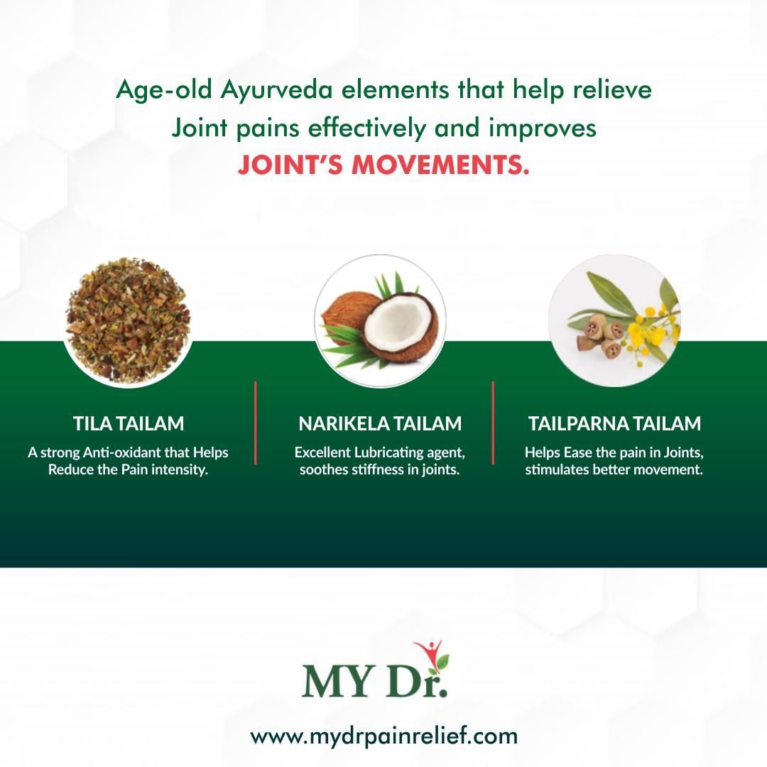 Ayurvedi elements to relieve joint pain