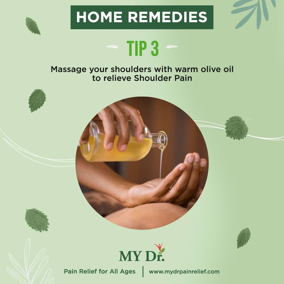 Massage warm olive oil