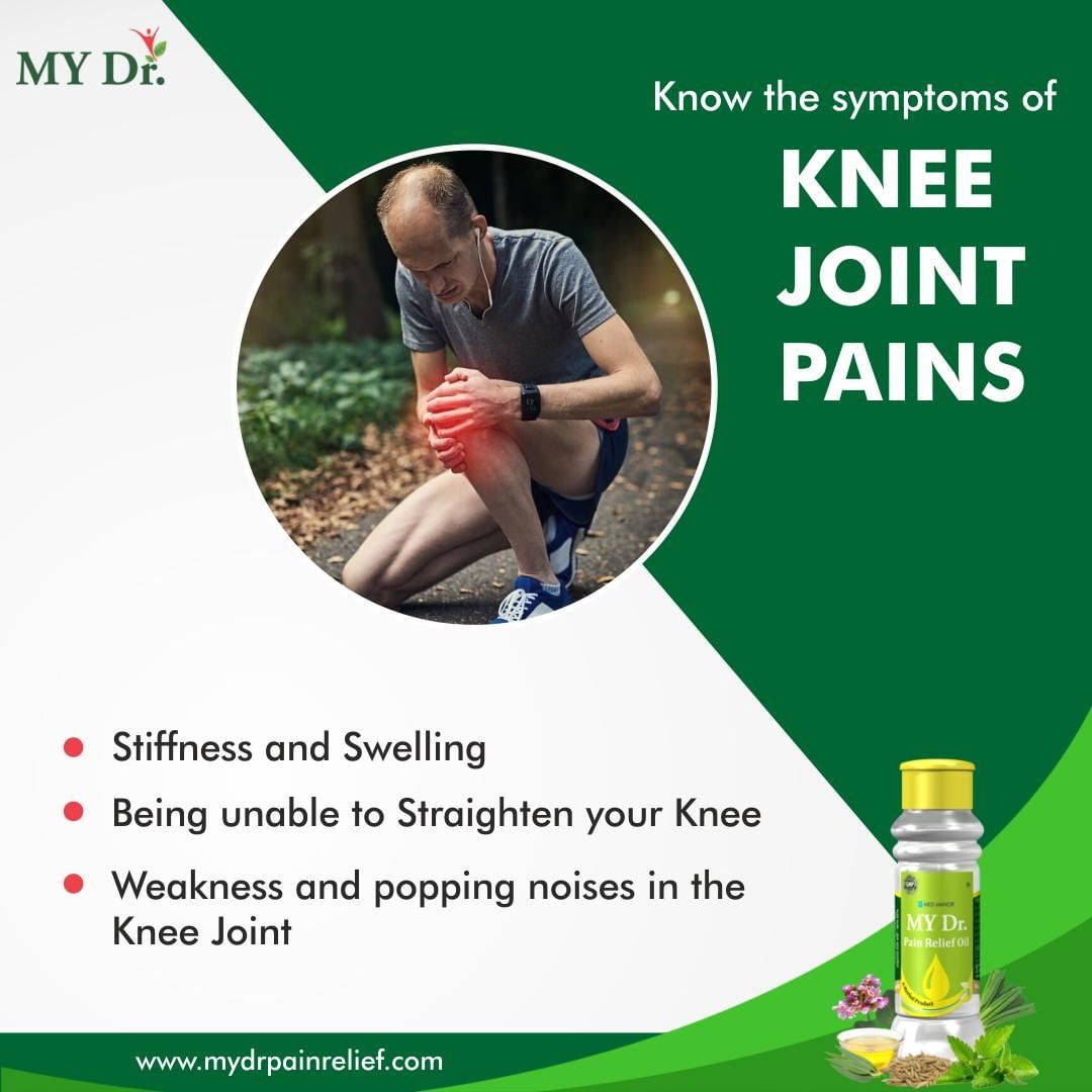 Symptoms of knee joint pain