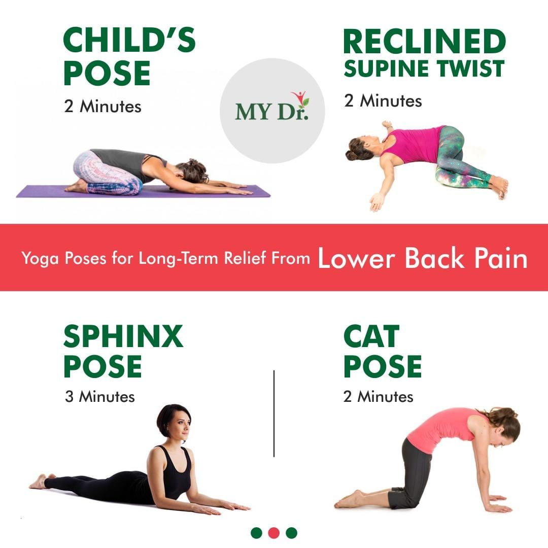 Yoga poses for lower back pain