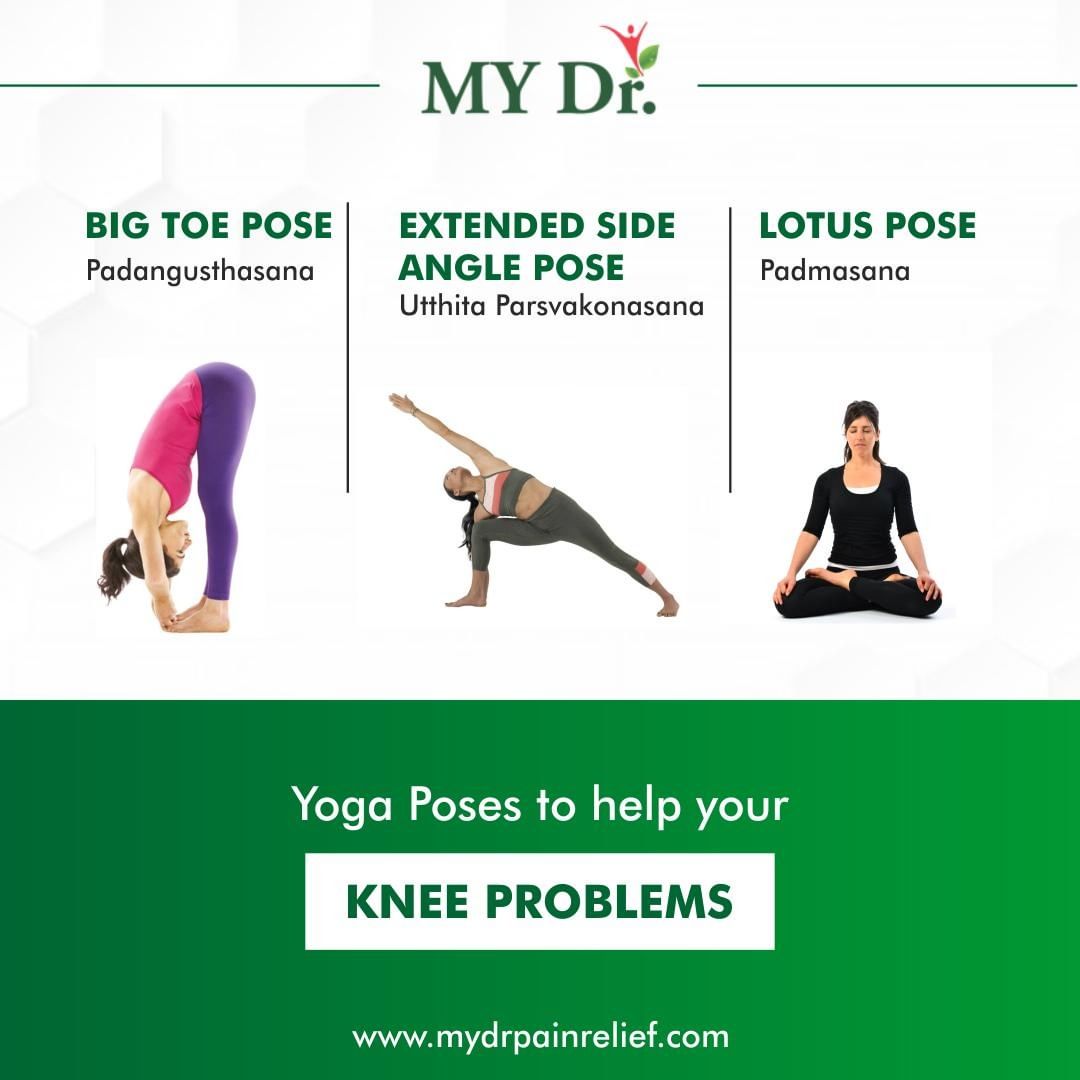 Yoga poses to help knee problems
